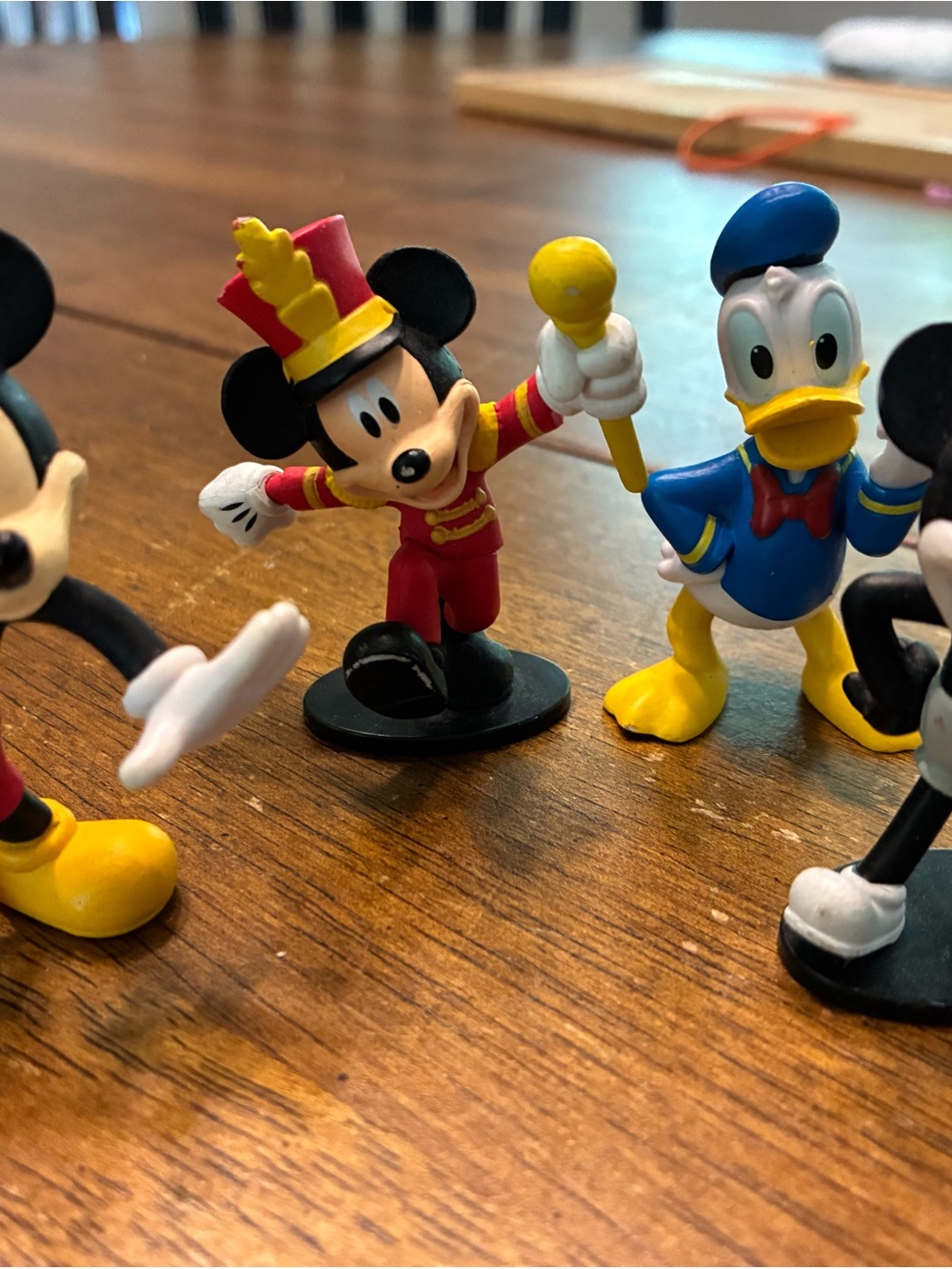 Disney Mini Figure Set - Red, Blue, Yellow Mickey & Donald